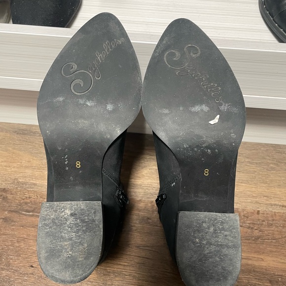 Seychelles Anthro black fur lined booties - Picture 6 of 6